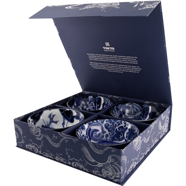 Mixed Bowls Japonism Giftset 4-pack 500ml (Bild 1 av 2)