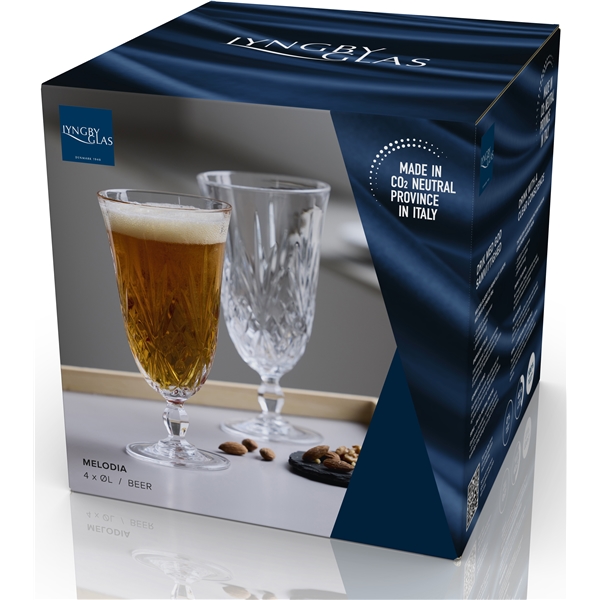 Melodia Ölglas Krystal 40 cl 4-pack (Bild 7 av 7)