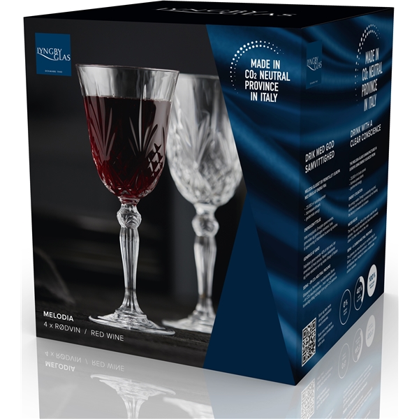 Melodia Rödvinsglas Krystal 27 cl 4-pack (Bild 9 av 9)