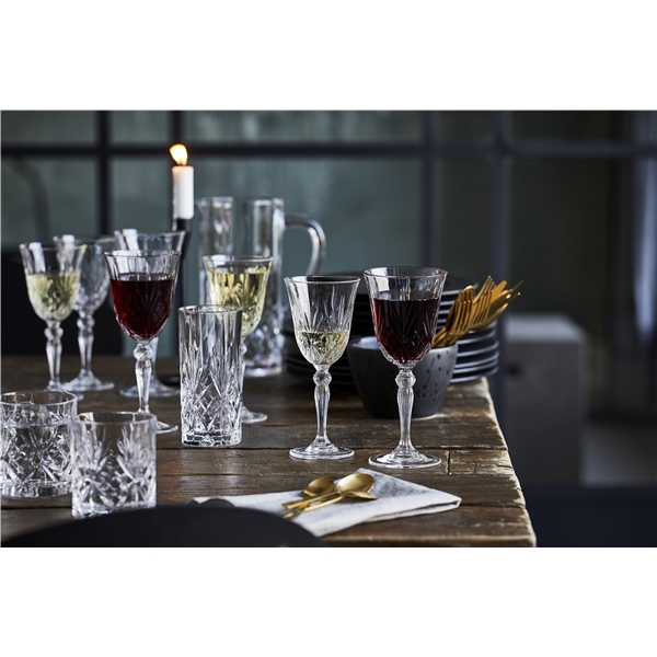 Melodia Vittvinsglas Krystal 21 cl 4-pack (Bild 9 av 10)