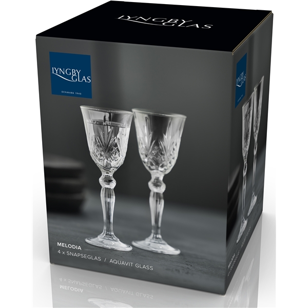 Melodia Snapsglas Krystal 5 cl 4-pack (Bild 4 av 4)