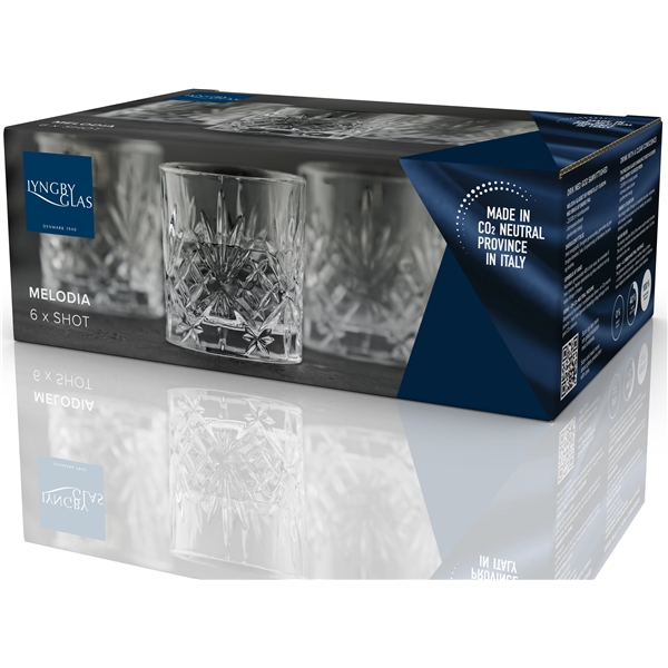 Melodia Shotglas Krystal 8 cl 6-Pack (Bild 3 av 3)