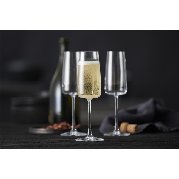 Zero Champagneglas Krystal 30 cl 4-pack (Bild 3 av 5)