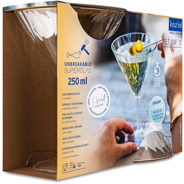 Club No. 12 Martiniglas Plast 250 ml 2-pack (Bild 2 av 8)