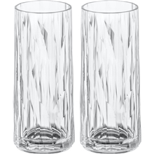 1 set - Club No. 3 Longdrinkglas Plast 250 ml 2-pack