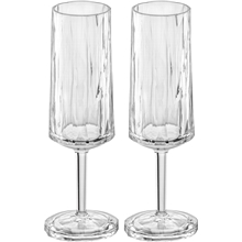 1 set - Club No. 14 Champagneglas Plast 100 ml 2-pack