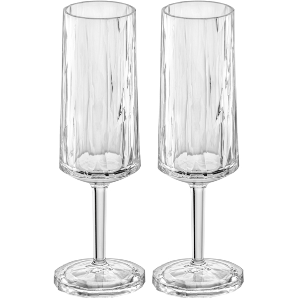 Club No. 14 Champagneglas Plast 100 ml 2-pack (Bild 1 av 6)