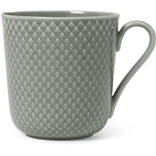 Lyngby Rhombe Earth Mugg med handtag 39 cl Moss