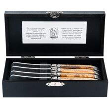 Smörkniv Laguiole Oliv 4-pack 1 set