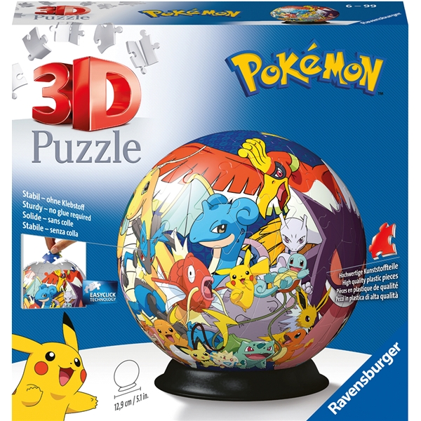 Pussel 3D 72 Bitar Pussel Pokémon (Bild 1 av 2)