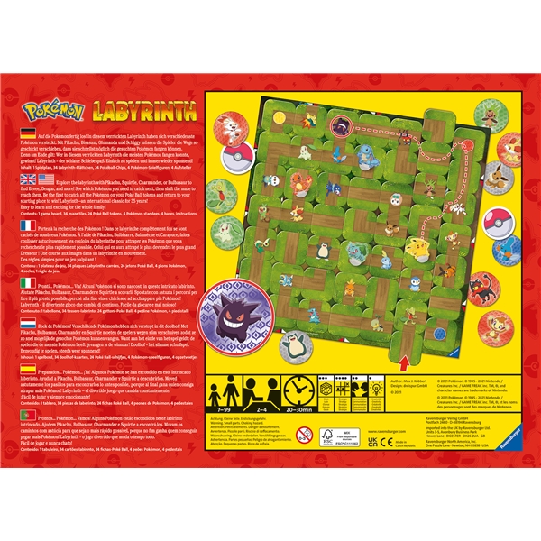 Ravensburger Labyrinth Pokémon (Bild 3 av 3)