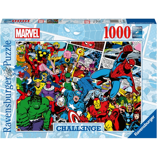 Pussel 1000 Bitar Challenge Marvel (Bild 1 av 2)