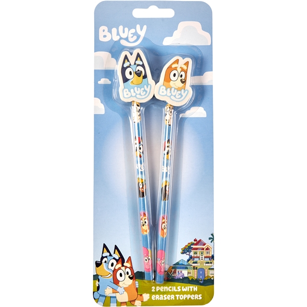 Bluey 2-Pack Pennor med Suddtopp (Bild 1 av 2)