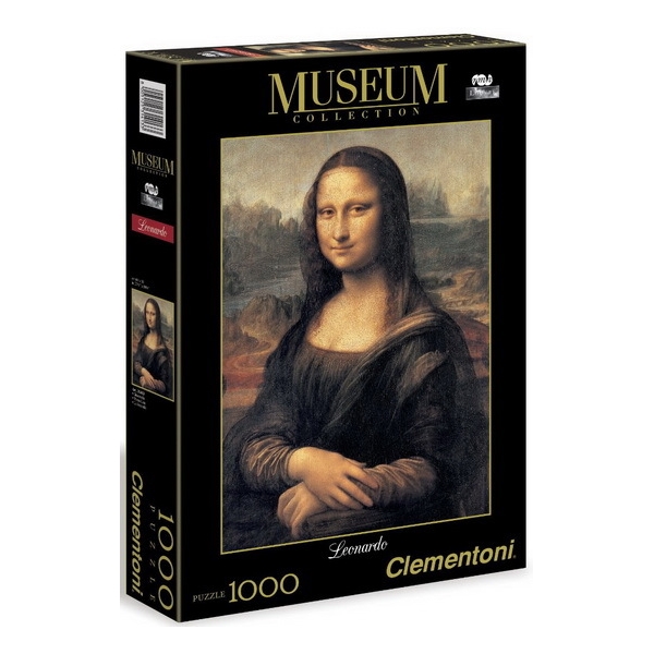 Pussel 1000 Bitar Museum Leonardo Mona Lisa