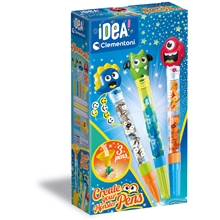 Clementoni Create Your Pens 3-p Monster