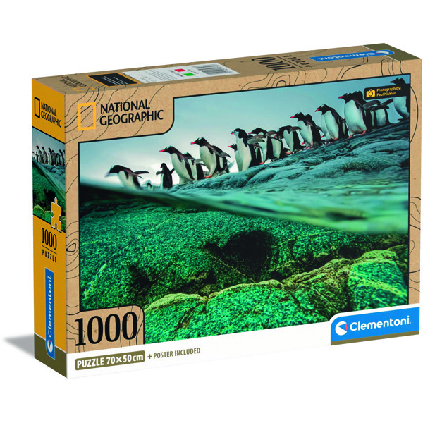 Pussel 1000 Bitar CB Gentoo Penguins (Bild 1 av 4)