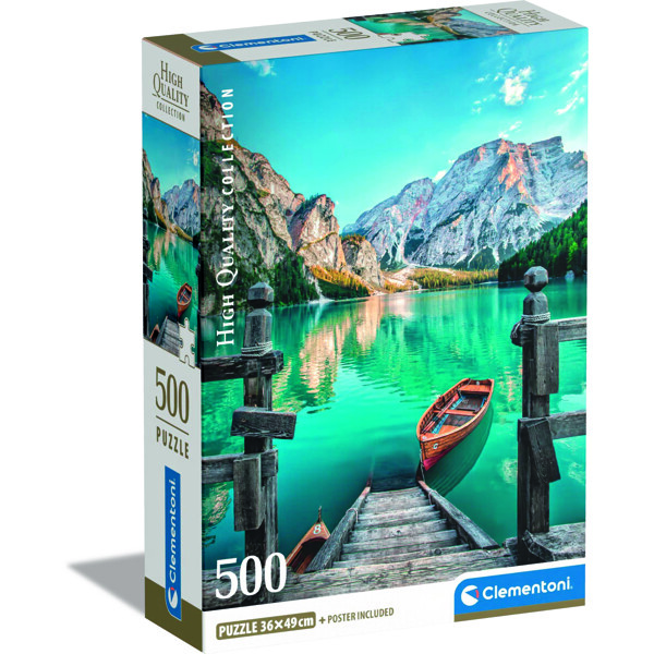 Pussel 500 Bitar CB Braies Lake (Bild 1 av 2)