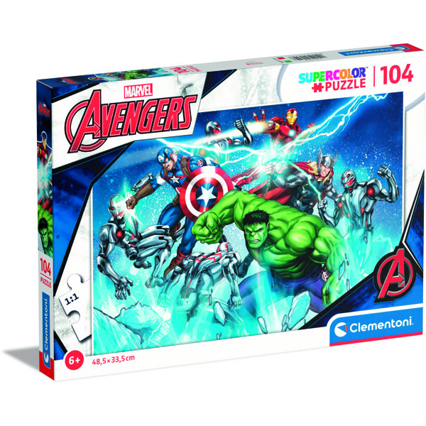 Pussel 104 Bitar CB Avengers (Bild 1 av 4)