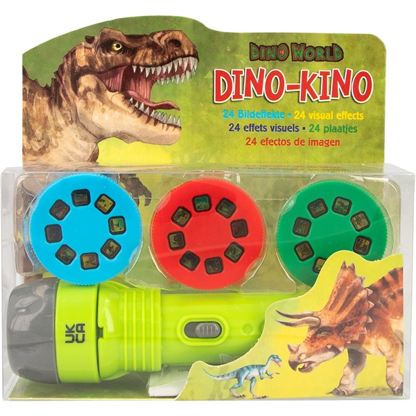 Dino World Ficklampa m. Visuell Effekt (Bild 1 av 5)