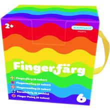 Fingerfärg 6-pack