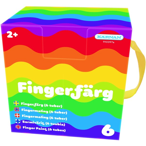 Fingerfärg 6-pack (Bild 1 av 2)