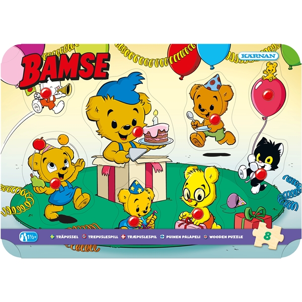 Knoppussel Bamse 8 Bitar