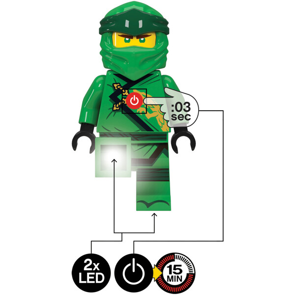 LEGO Ninjago LED Ficklampa Lloyd (Bild 3 av 6)