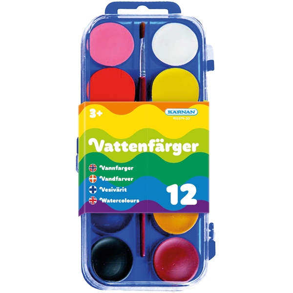 Vattenfärger 12 st