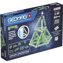 Geomag Glow Recycled 60 Delar