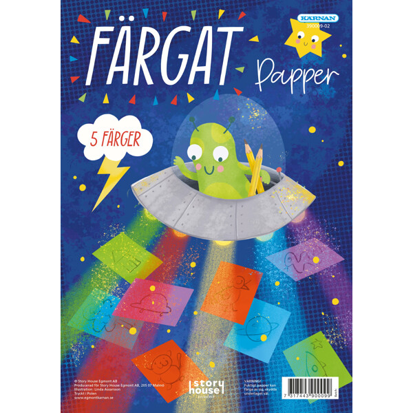 Ritpack Färgat Papper