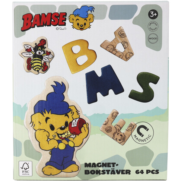 Bamse Magnetbokstäver & Figurer (Bild 4 av 4)