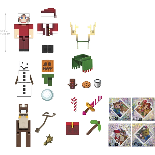 Minecraft Core Figures Advent Calendar 2024 (Bild 2 av 3)