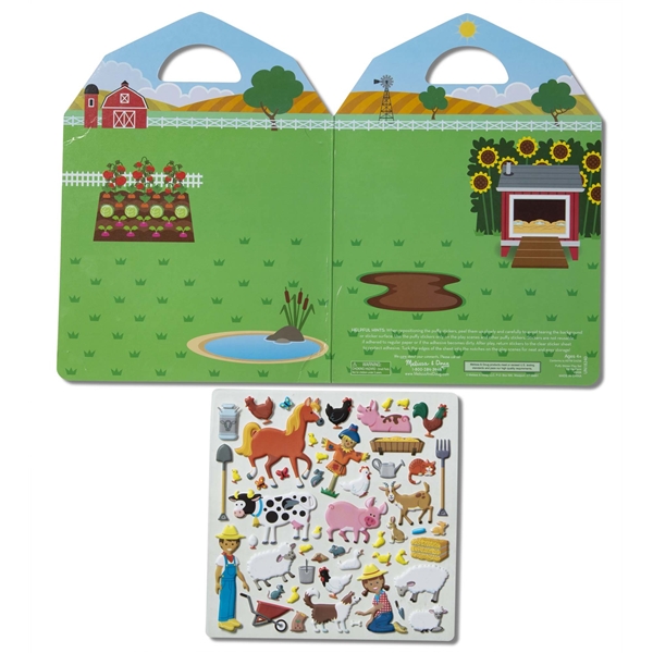 Reusable Puffy Stickers Playset Farm (Bild 2 av 3)