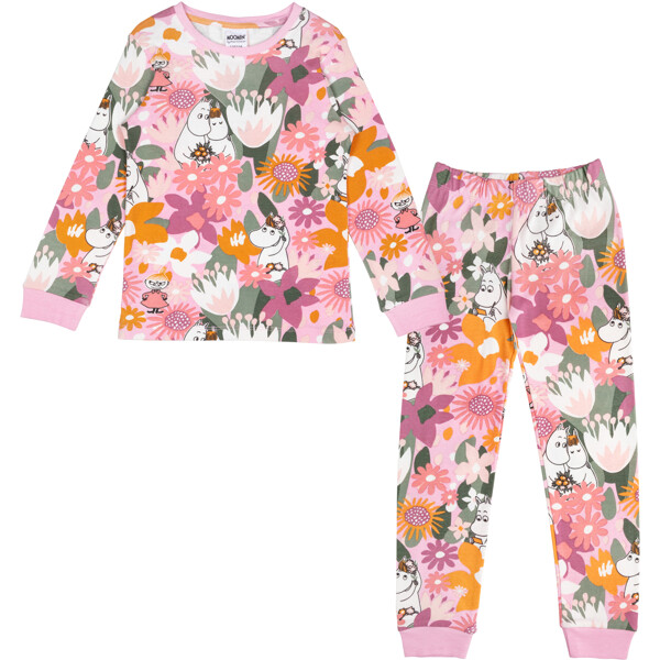 Mumin Pyjamas Somrigt Rosa (Bild 1 av 2)