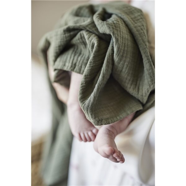 Oh, Poppy! Holly Muslin Swaddle Blanket 2-p (Bild 4 av 5)