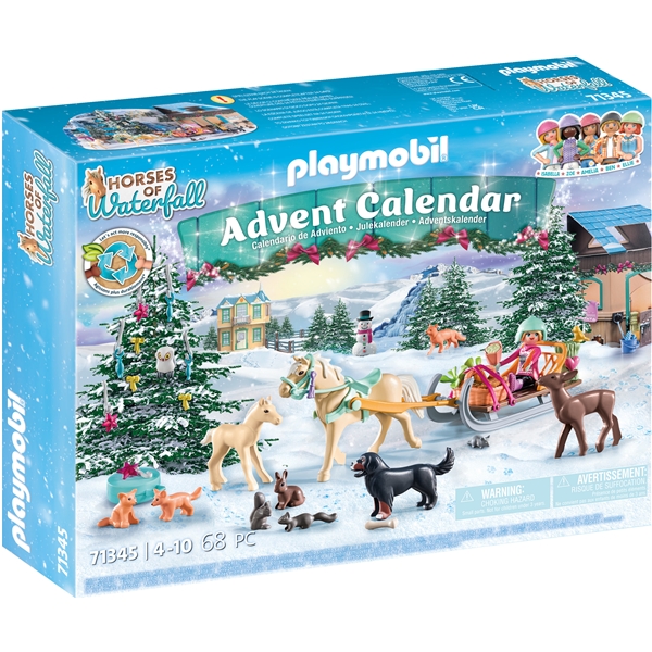 71345 Playmobil Slädfärd Jul Adventskalender (Bild 1 av 4)