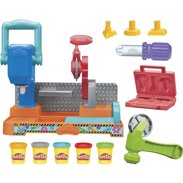 Play-Doh Playset Stamp & Tool Bench (Bild 2 av 5)