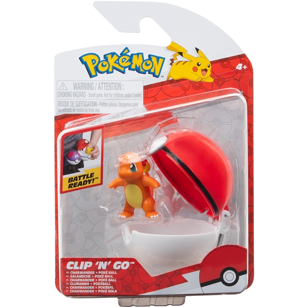 Pokémon Clip 'N Go Charmander & Poké Ball (Bild 1 av 6)