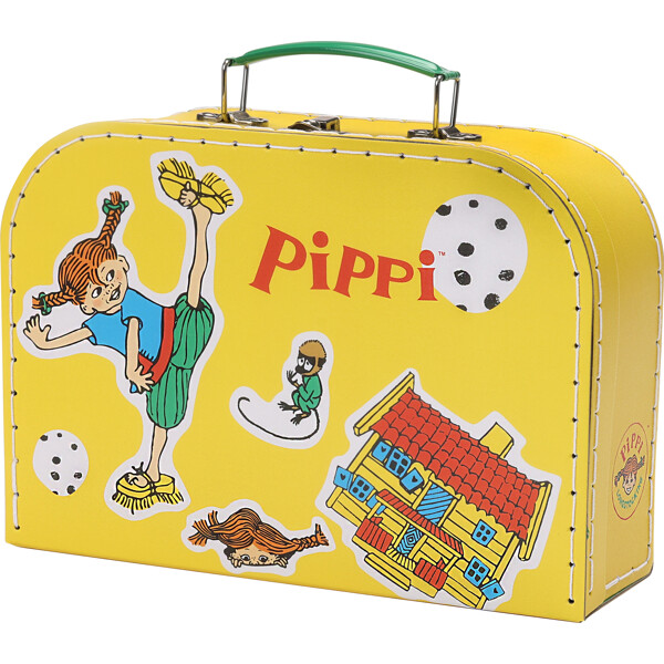 Pippi Pappväska 25 cm Gul (Bild 1 av 3)