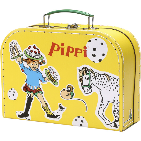 Pippi Pappväska 25 cm Gul (Bild 2 av 3)