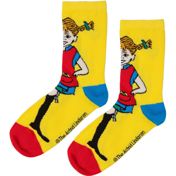 Pippi Strumpor Gul/Vit 2-pack (Bild 3 av 4)