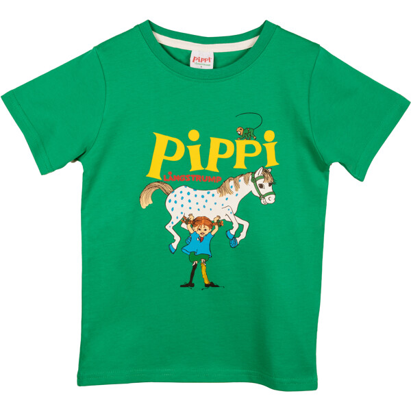 Pippi T-Shirt Grön (Bild 1 av 2)