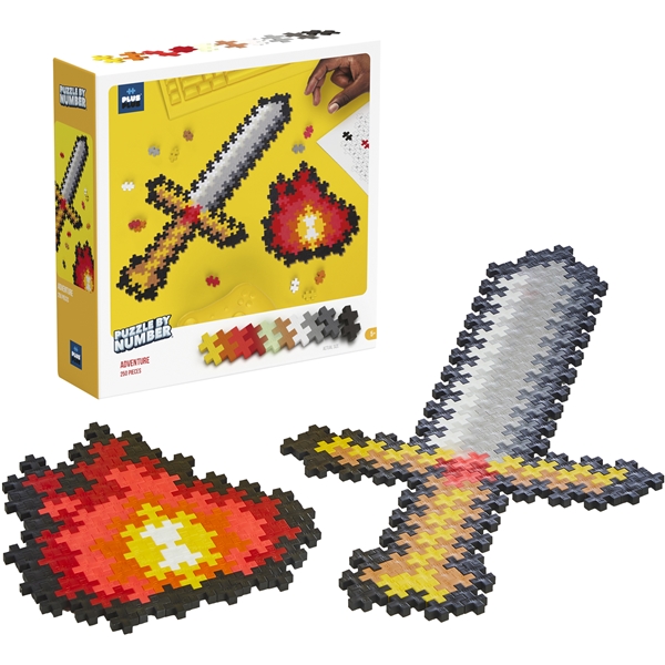 Plus-Plus Puzzle By Number Adventure 250 Delar (Bild 1 av 5)