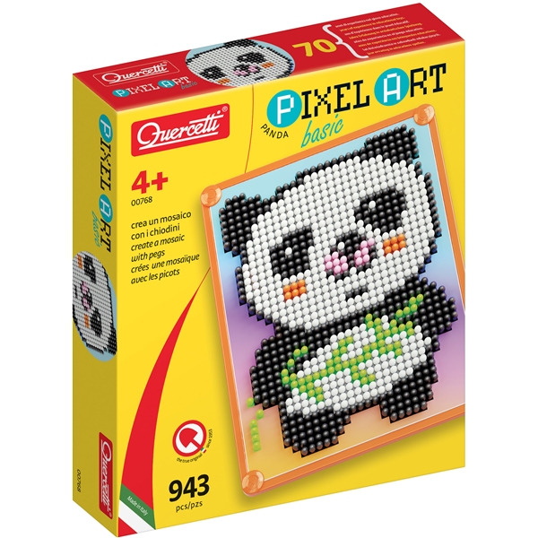 Quercetti Pixel Art Basic Panda 943 st (Bild 1 av 4)