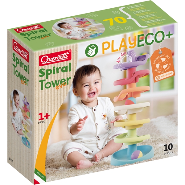 Quercetti Spiral Tower Play Eco+ (Bild 1 av 4)