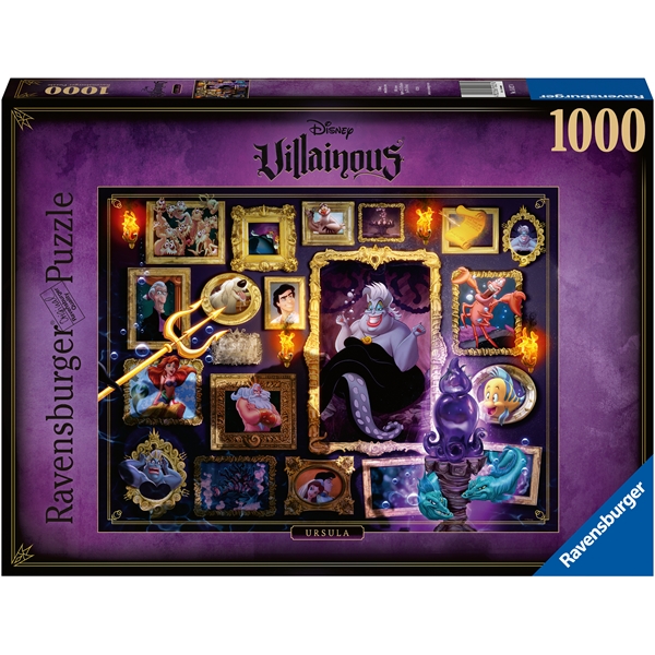 Pussel 1000 Bitar Villainous: Ursula (Bild 1 av 5)