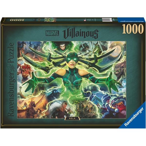 Pussel 1000 Bitar Villainous: Hela (Bild 1 av 2)