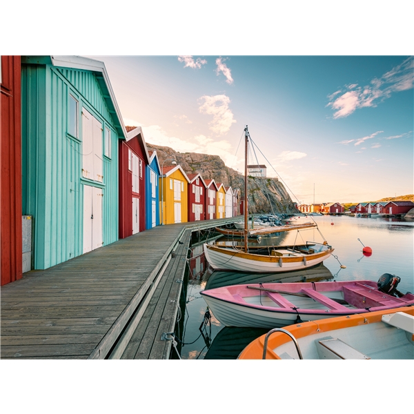 Pussel 500 Bitar Boathouses in Smögen (Bild 2 av 4)