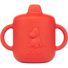 Mumin Silikon Pipmugg Lingonberry Red