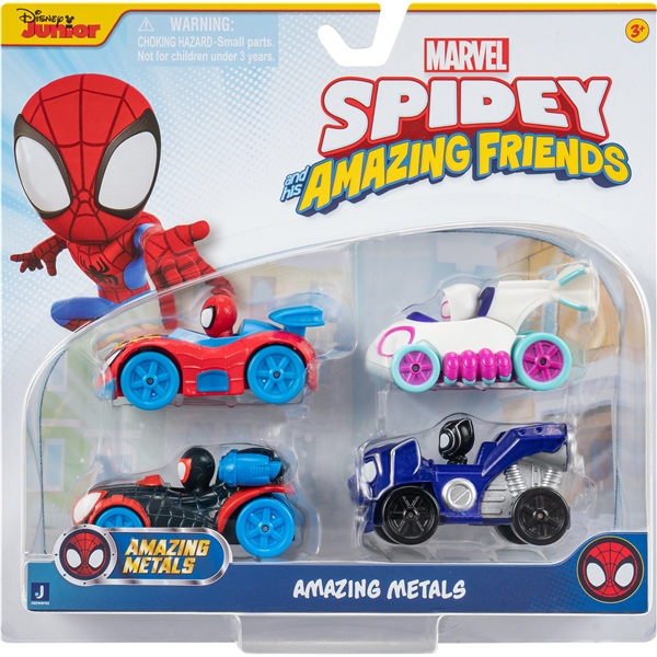 Spidey Amazing Metals Car 4-p (Bild 1 av 6)